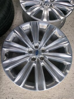 4ks alu disky orig Ford 5x108 R20 + snimače tlaku - 5