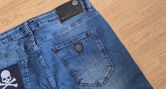 Philipp plein pánske riflové šortky - kraťasy 2 - 5