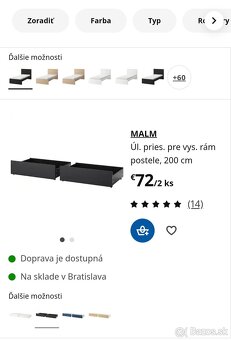 posteľ Malm - 5