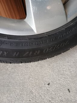 Predám 17'' alú disky s zimné pneumatiky - 5