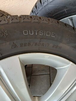 Predám zimné pneumatiky s diskami a senzormi tlaku - 5