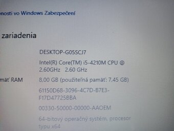 predám HP probook 640 G1 , Intel® Core™ i5 , 8gb ram ,ssd - 5