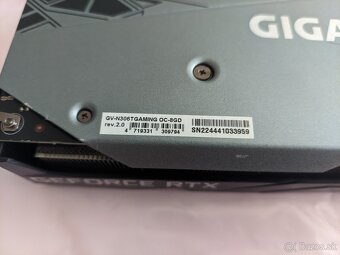 GIGABYTE nVidia RTX 3060 Ti GAMING OC 8GB - 5