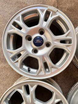 4x108 R14 Ford Fiesta 2016 Originál Alu disky + matice - 5