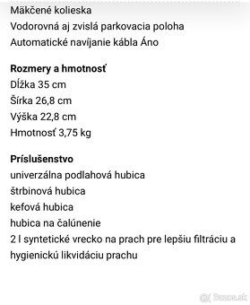 Podlahový vysávač Sencor - 5