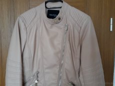 Ružová kožená bunda - 5