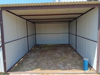 Plechová garáž 3x5m - 5