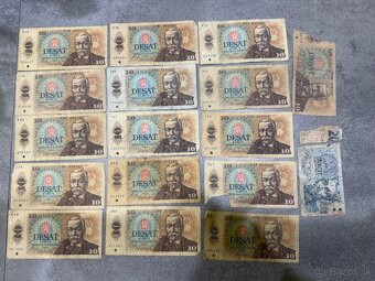 Bankovky mince platidla Československo zberateľstvo - 5