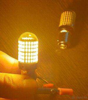 LED žiarovka BAY15d 21/5w Oranžová sada 2ks - 5