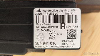 Skoda Octavia 4 LED svetlo 5E4 941 016 - 5