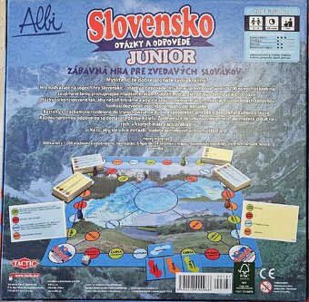 Slovensko - Junior hra
Zábavná hra pre zvedavých Slovákov - 5