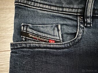 Pánske,kvalitné džínsy,skinny DIESEL - veľkosť 32/34 - 5