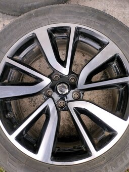 4ks alu disky orig. Nissan 5x114,3 R19 + snimače + pneu - 5