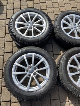 ALU KOLESÁ AUDI 5X112 R17 SADA ZIMA - 5