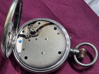 Obrovské vreckové 8 dňové hodinky. - 5