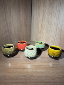 Sada 5 keramických šálok v Japonskom štýle - 5