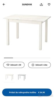 Sundvik Ikea -stol +2ks stoličiek - 5