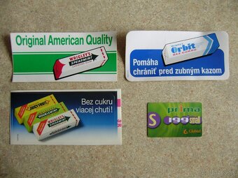 Predám, nálepky, žuvačky Wrigleys Spearmint, Orbit. - 5