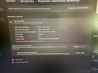 Predam špičkový 34" monitor Dell Alienware AW3420DW - 5
