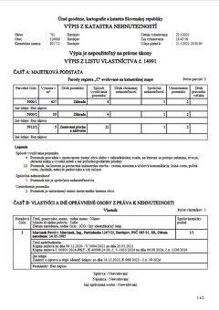 Slnečný, investičný pozemok v Bardejove – 491 m² - 5