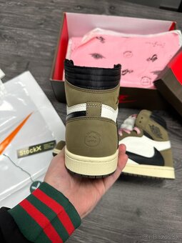 Nike x Travis Scott Air Jordan 1 leather tenisky - 5