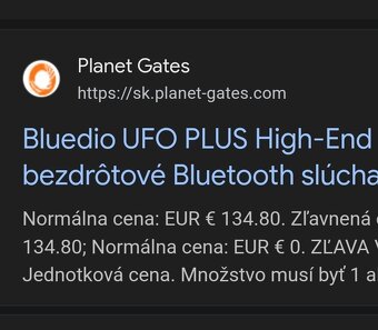 Bluetooth Bluedio UFO Plus slúchadlá - 5