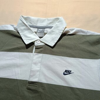 Vintage y2k Nike sportswear polokošeľa s dlhým rukávom XXL - 5