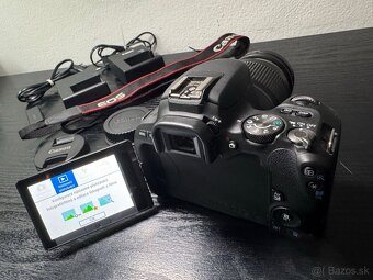 Canon EOS 200D + objektív a príslušenstvo – TOP stav - 5
