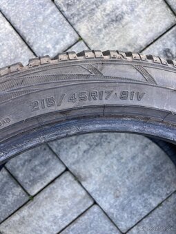 Zimné pneumatiky 215/45 r17 - 5