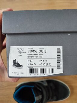 Vysoké prechodné topánky s gore-tex ECCO v.37 - 5