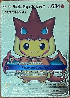 Pikachu Mega (Pokémon kolekcia - TAG COSPLAY) - 5