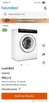 Práčka Lord W15 SLIM aj Dovozom - 5