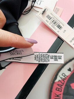 Victoria’s Secret čierno biela športova podprsenka L - 5
