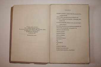 Karel Čapek: R.U.R. Rossum's Universal Robots (1.vydanie) - 5