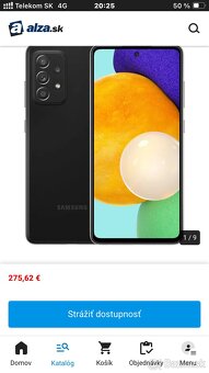 Predám Samsung galaxi a52 5g.128.gb pamät a 6 GB RAM. - 5