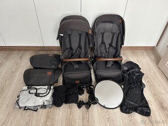 Predám 2x kombinovaný kočík Kinderkraft + 2x vajíčko Joie - 5