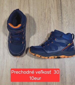 Zimné detske topánky + prechodné - 5