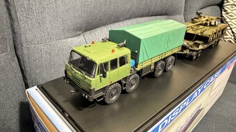 Model Tatra 813 8x8+podvalník P-50+tank T64B - 5