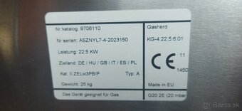 Predam plynový šporák vhodný pre gastro - 5