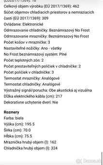 Whirlpool chladnička 70 - 5