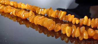 Ponúkam krásny starý náhrdelník z pravého jantáru - 5