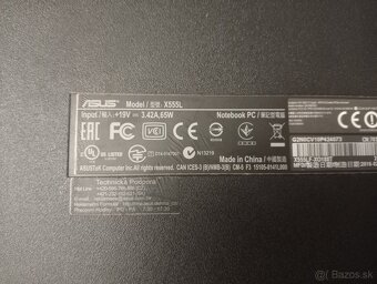 predám nefunkčný notebook Asus X555L - 5