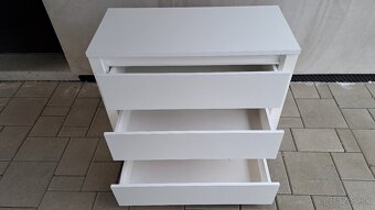 Komoda biela plnovýsuv - 5