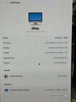 Apple iMac 21,5 Retina 4K – 2019 - 1TB - 5