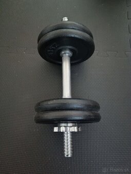 Tyče + jednoručka + závažia - 5