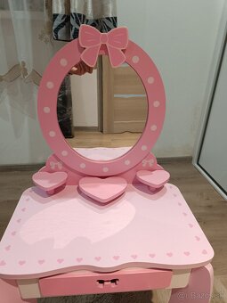 Toaletný stolík so stoličkou - 5