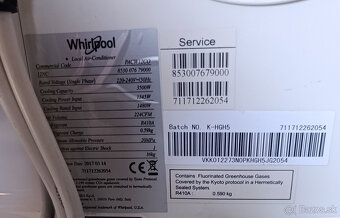 Predám prenosnú klímu Whirlpool PACW12CO TOP STAV - 5