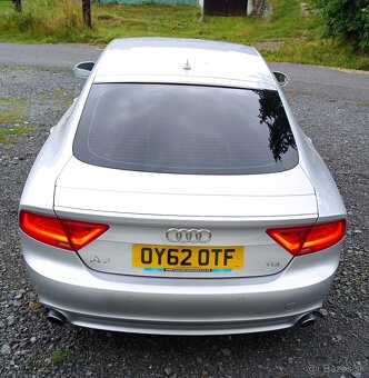 pravé zadné dvere Audi A7 4G (farba: LA7W) - 5