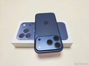 APPLE IPHONE 17 PRO 256GB DEEP BLUE,TOP STAV ,BATERKA 100% - 5