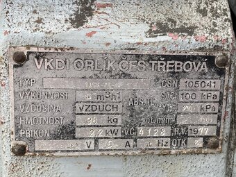Predám kompresor Orlík JSK 75 jednovalec - 5